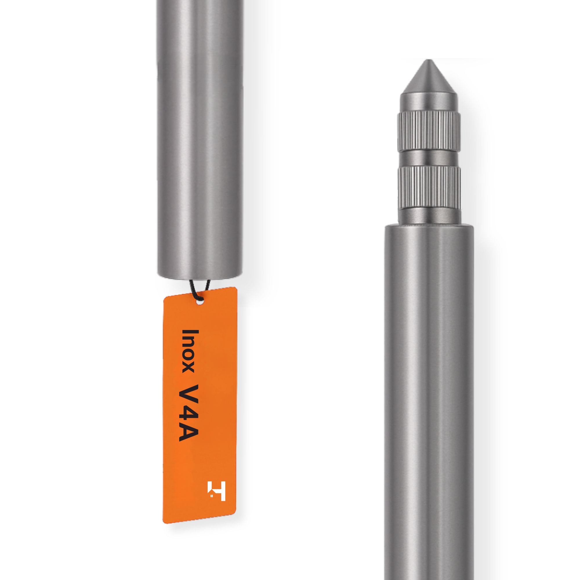 Tiefenerder Edelstahl V4A - 1,5m  - Haus-Held bild 1
